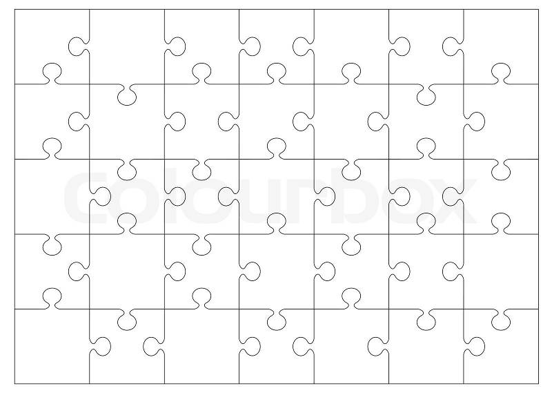 Free A4 Jigsaw Puzzle Template Generator