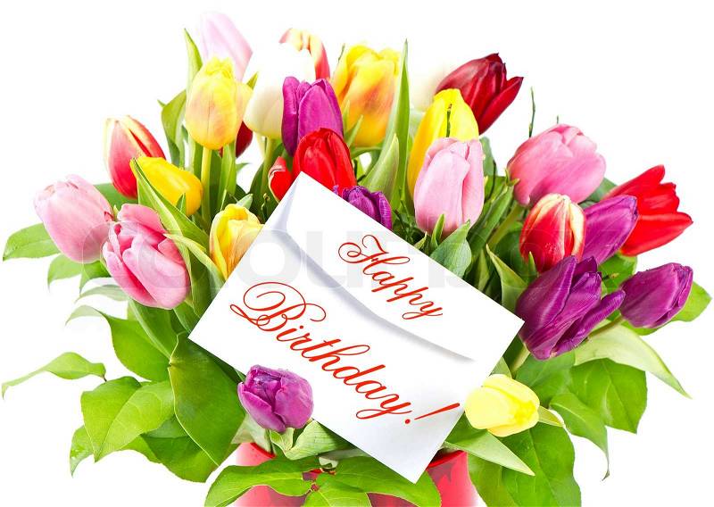 С днем рождения! - Страница 6 1659234-453965-happy-birthday-colorful-bouquet-of-fresh-tulips-with-card