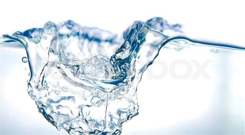 Stock image of 'fresh water with bubbles'