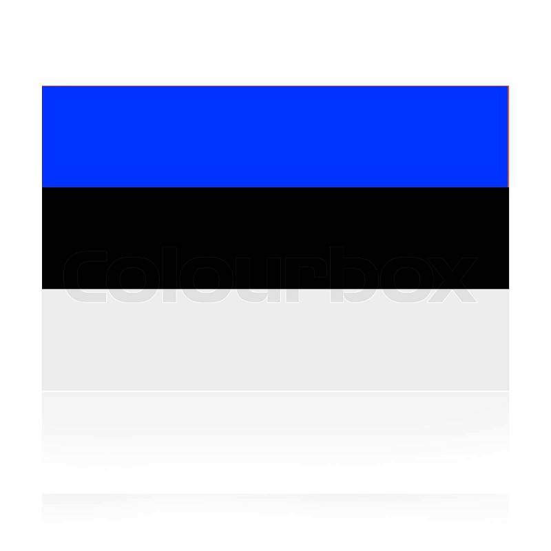Stock image of 'Flag of Estonia'