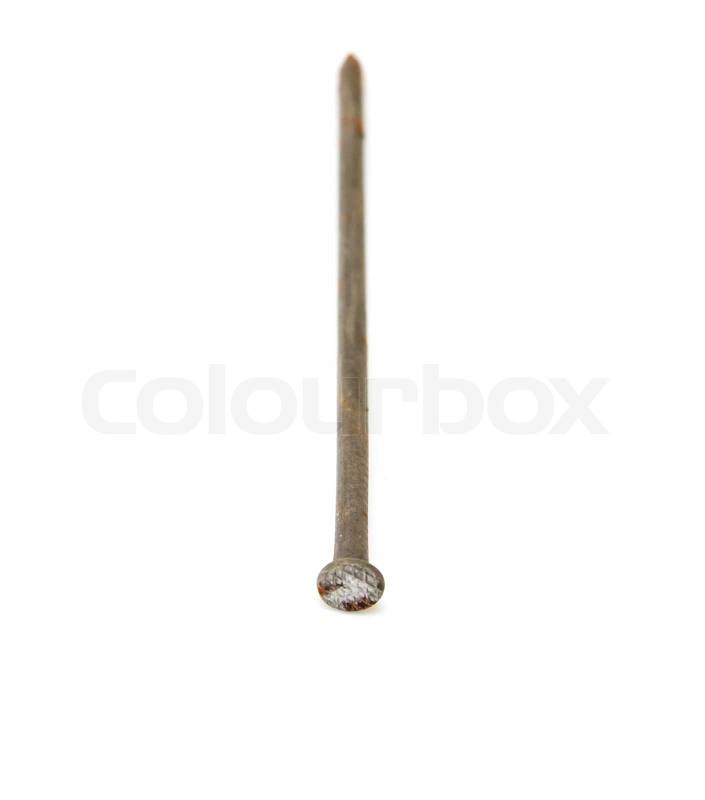 a metal nail