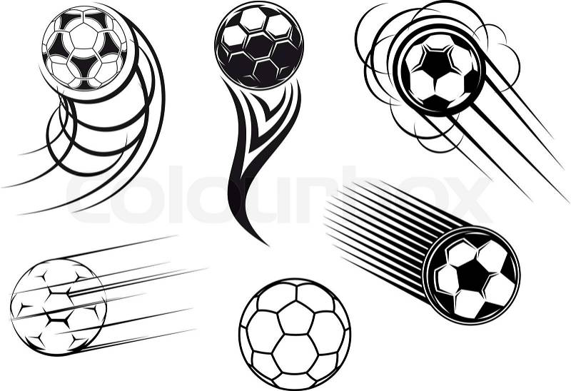 Football Birthday Party on Vector Of  Football And Soccer Symbols  Mascots And Emblems For Sports