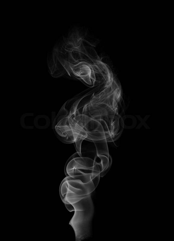 black background smoke