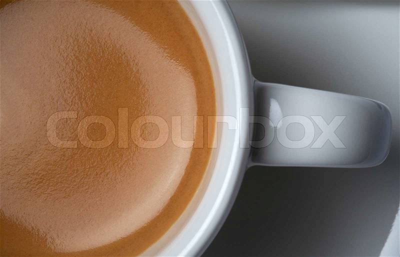Shots Espresso on Stock Image Of  Close Up Shot Of American Espresso Coffee Cup