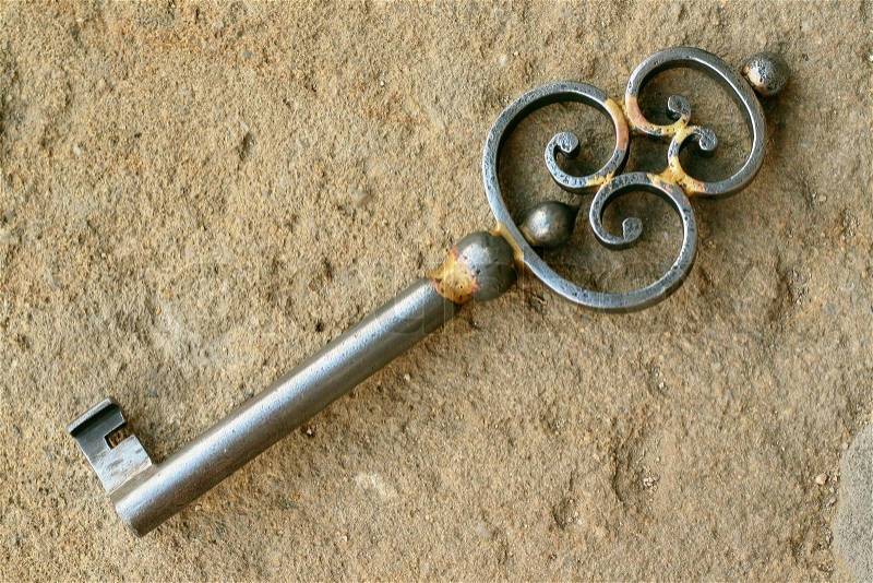  Fashioned Keys on Stock Image Of  Set Of Antique  Old Fashioned Keys