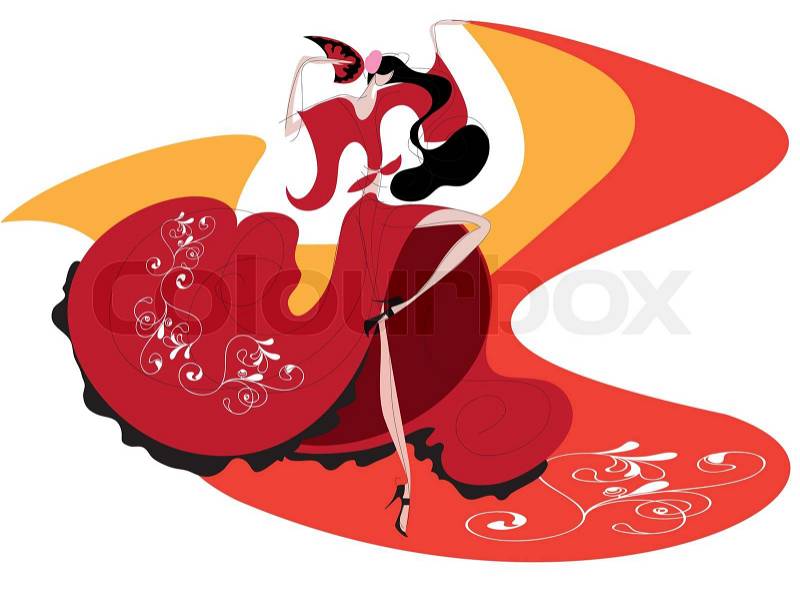 Cartoon Flamenco