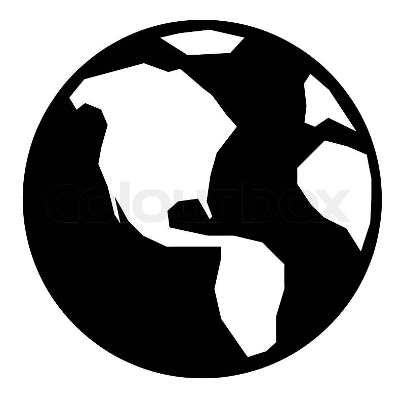 vector globe icon