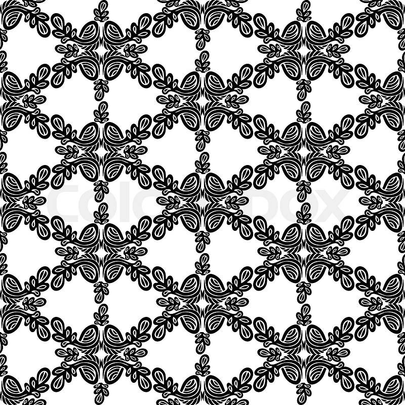 Christmas Wallpaper on Black And White Fashion Seamless Pattern  Monochrome Vector Wallpaper