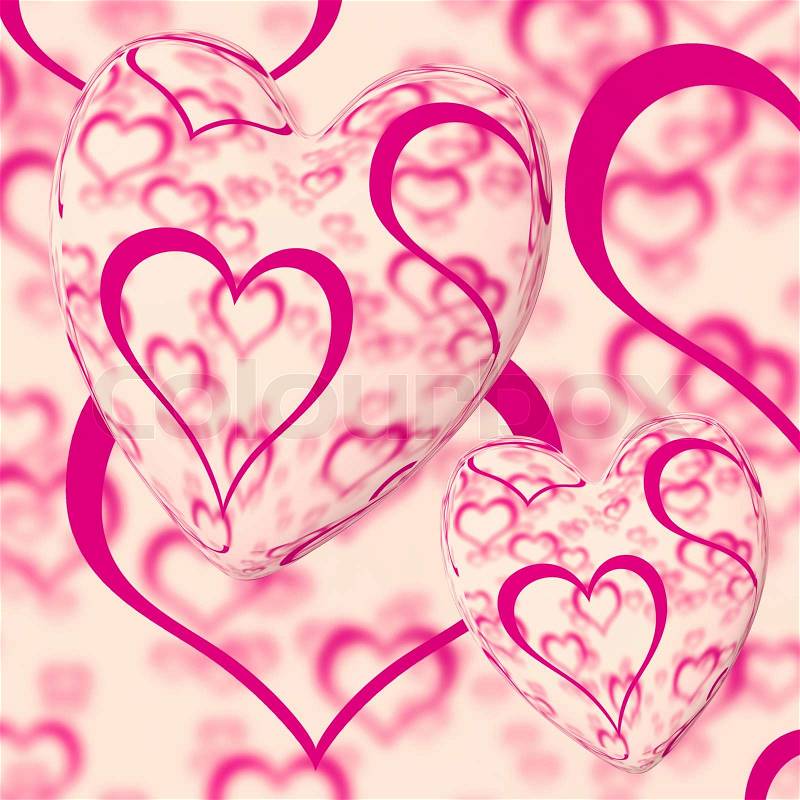 Love Pink Hearts