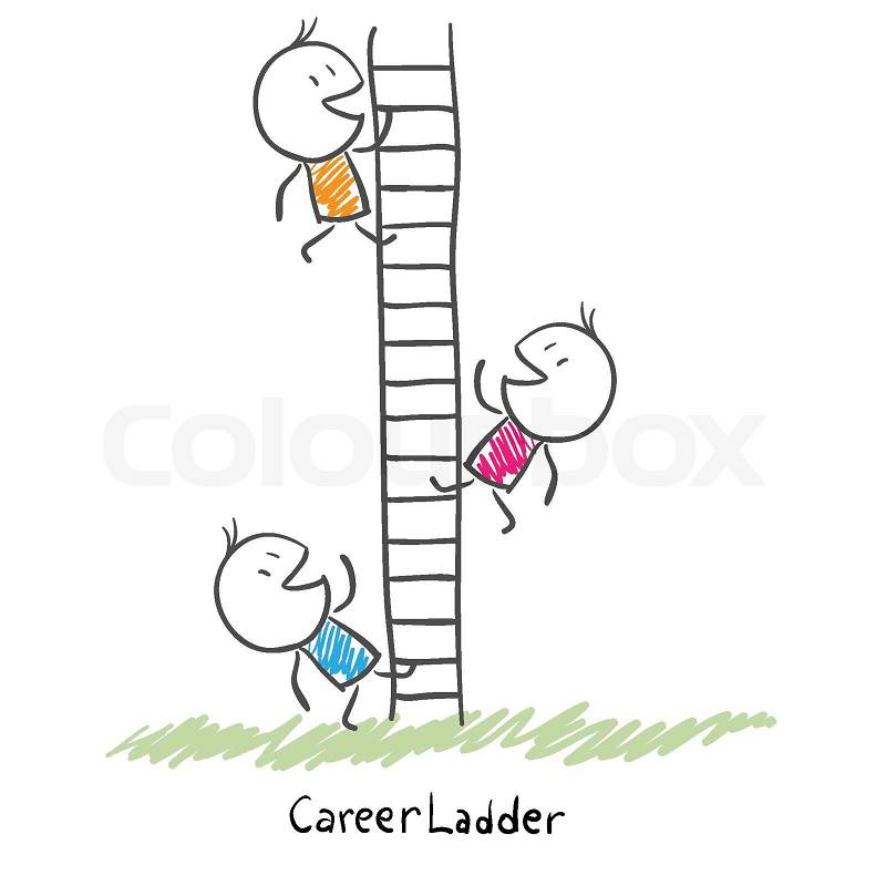 clipart man climbing ladder - photo #46