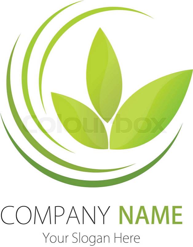 Logo Design Travel on Stock Vector Of  Company  Business  Logo Design  Vector  Plant  Leaf