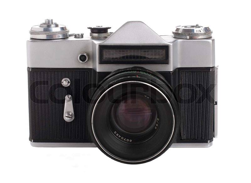  Camera on Stock Image Of  Vintage Slr Camera