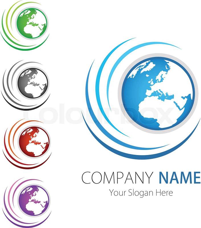 Logo Design Online Free on Stock Vector Of  Company  Business  Logo Design  Vector  Earth