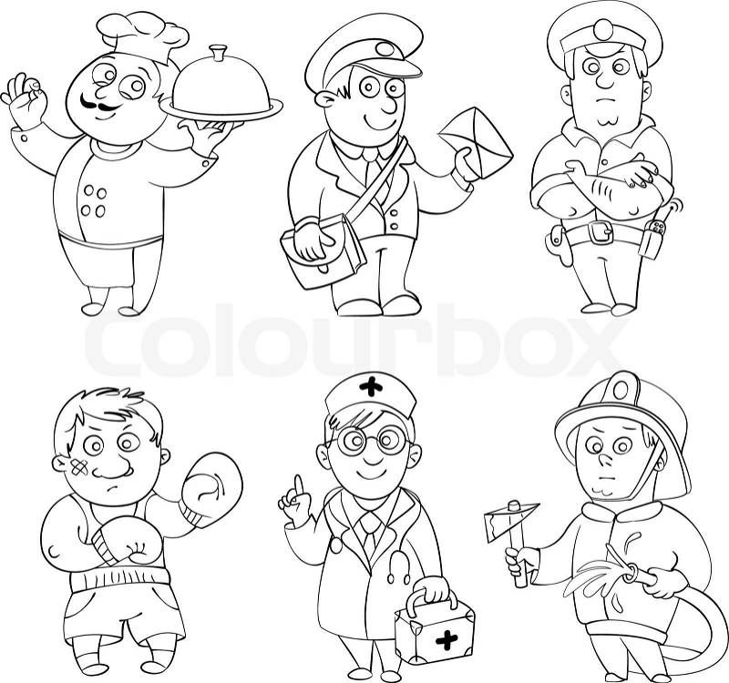 occupation coloring pages - photo #20