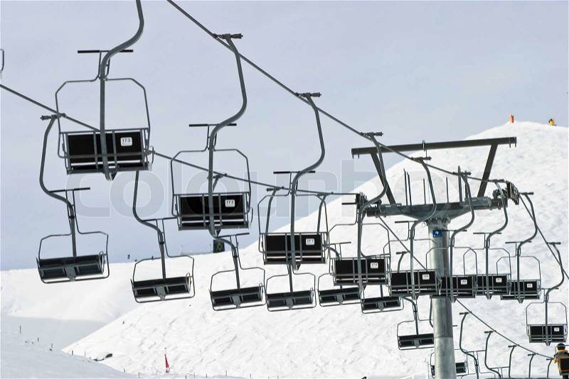 Stock image of \'austria, snowing, skiing\'