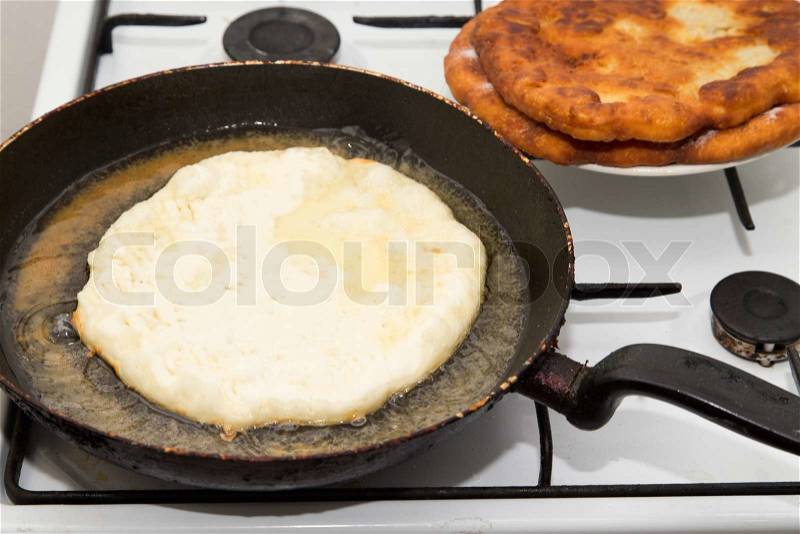 Cakes in the pan, stock photo