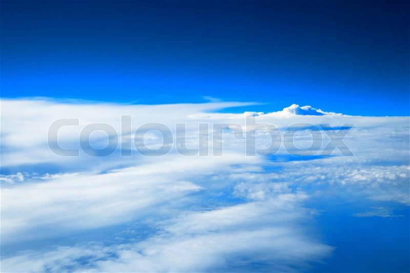 Sea of cloud, stock photo