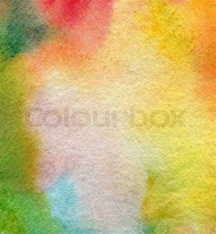 Abstract watercolor and acrylic painted background. Paper texture, stock photo