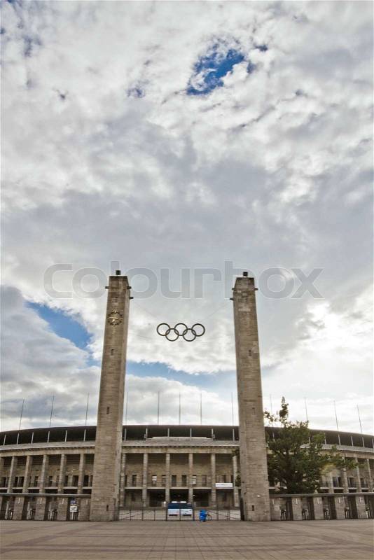 Editorial image of \'entrance, berlin, sky\'