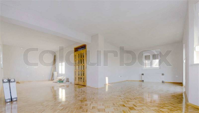 Empty Flat Ready to Move in, stock photo