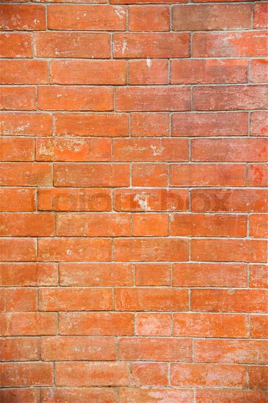 Abstract close-up brick wall background, stock photo