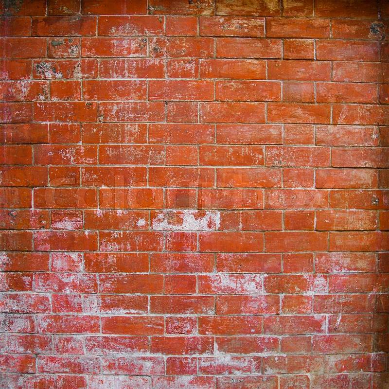 Abstract close-up brick wall background, stock photo