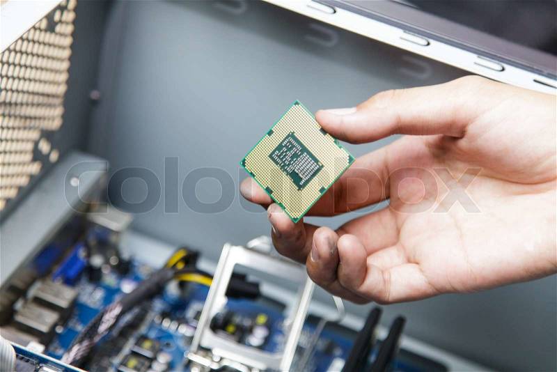 Computer Technician, stock photo