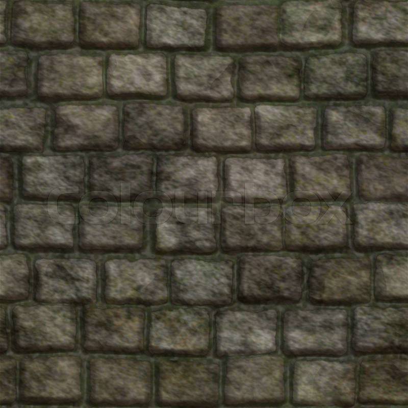 Seamless stone wall, stock photo
