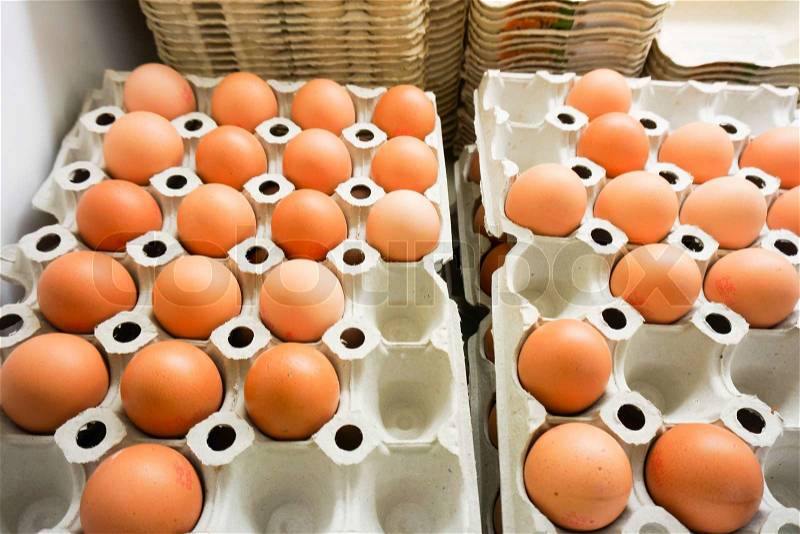 Eggs from the market, stock photo