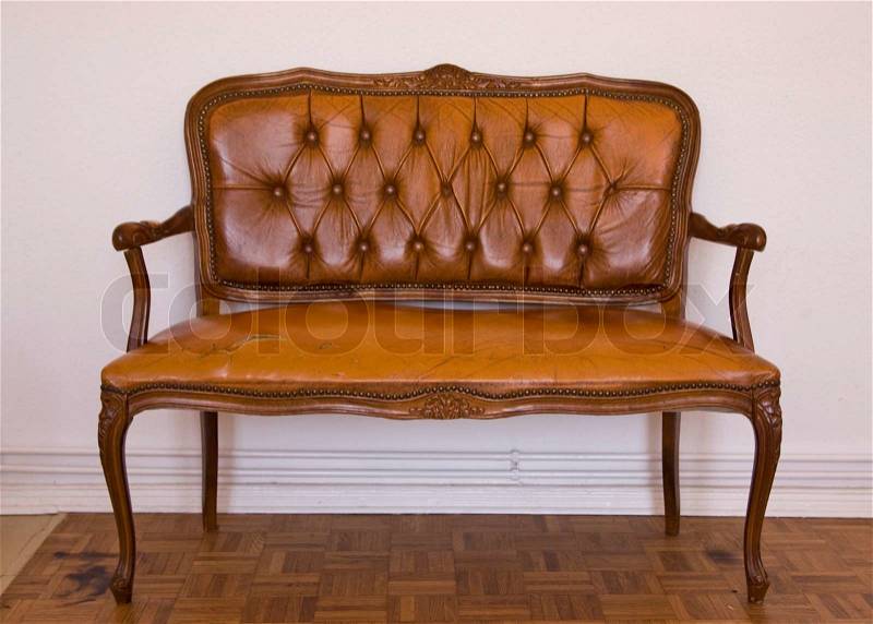 Old-fashioned sofa, stock photo