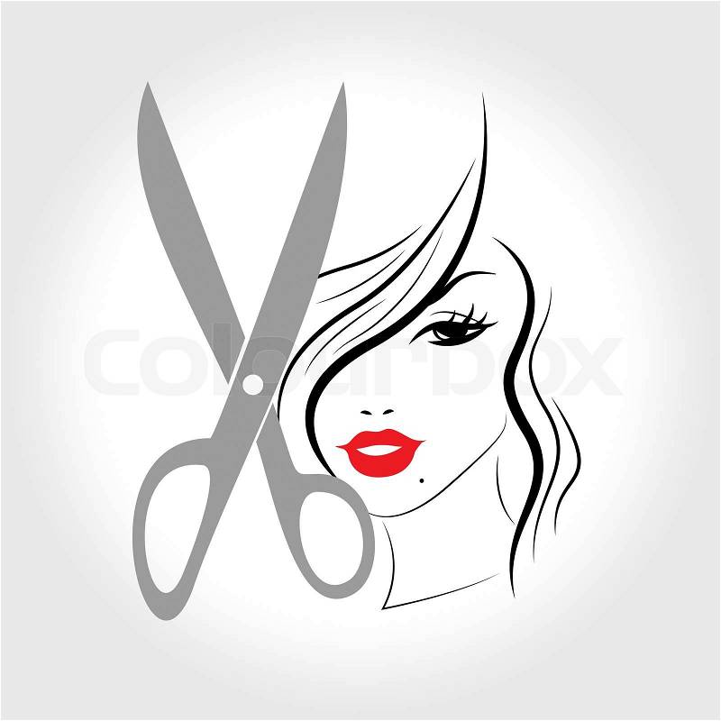 Hair Woman Showing Hairstyling Lady And Hairdresser, stock photo