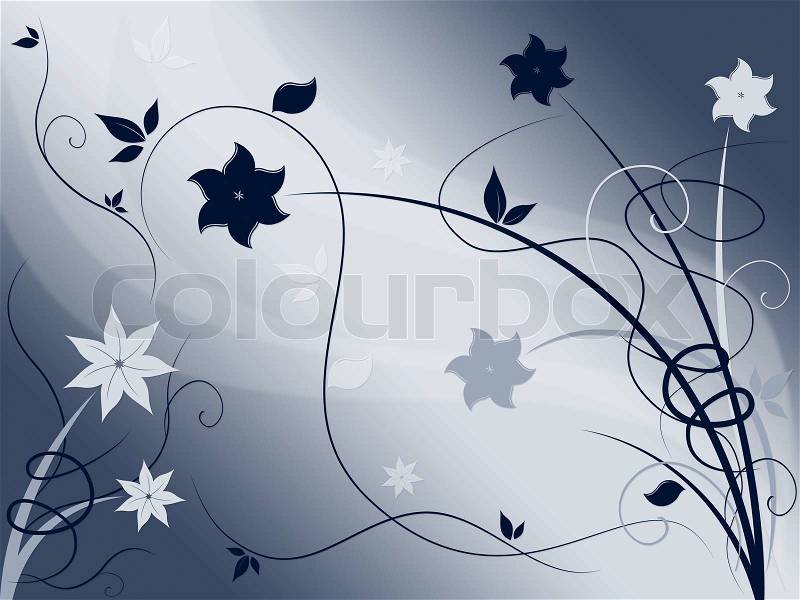 Elegant Floral Background Showing Delicate Blooming Or Spring , stock photo