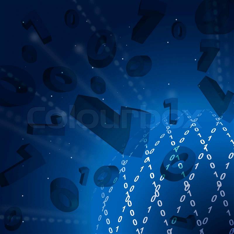 Zero One Background Meaning Binary Programming And Coding , stock photo