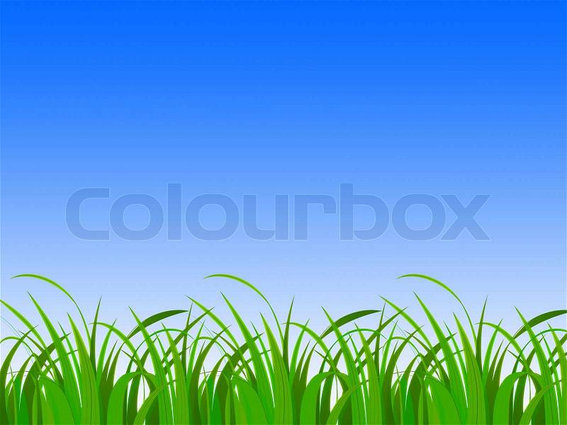 Horizon Background Meaning Vibrant Nature Or Environment , stock photo
