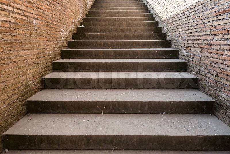 Staircase in the interior, stock photo
