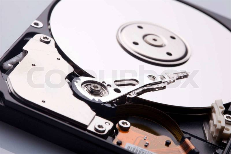 Make your files safe in hard disc, stock photo