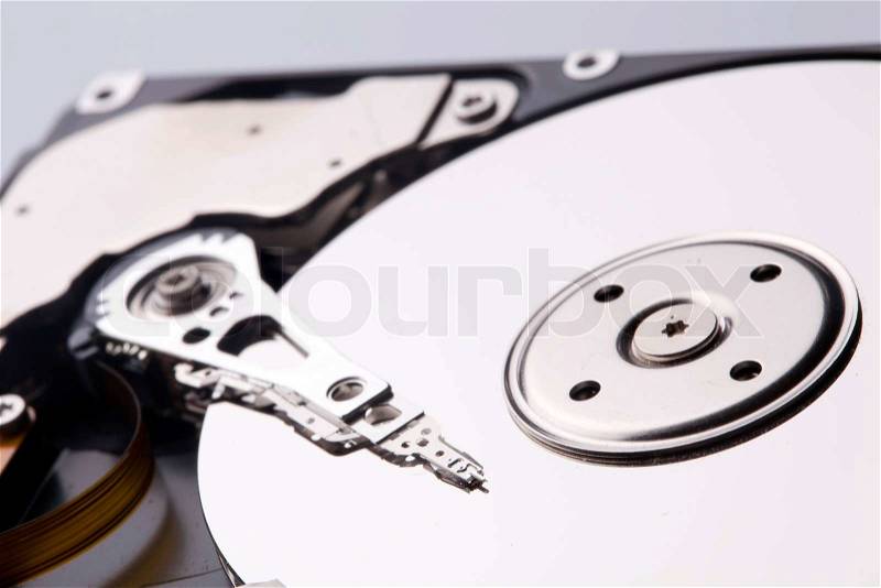 Make your files safe in hard disc, stock photo