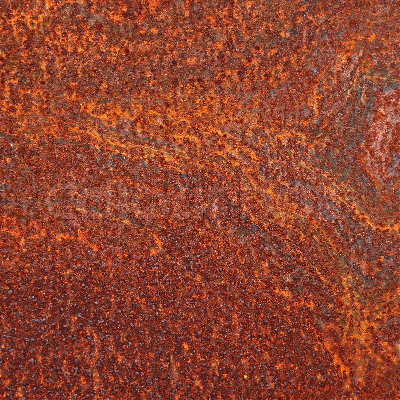 Rusty sheet metal, stock photo