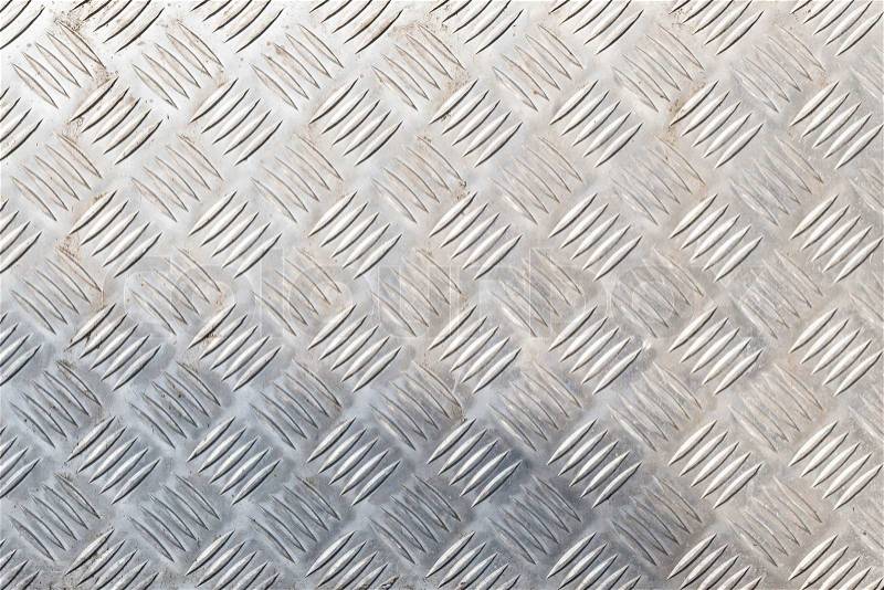 Seamless steel diamond plate texture, stock photo