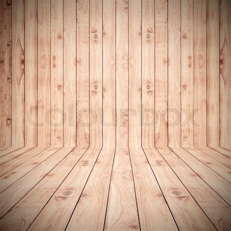 Brown wood planks floor texture and background wallpaper, stock photo