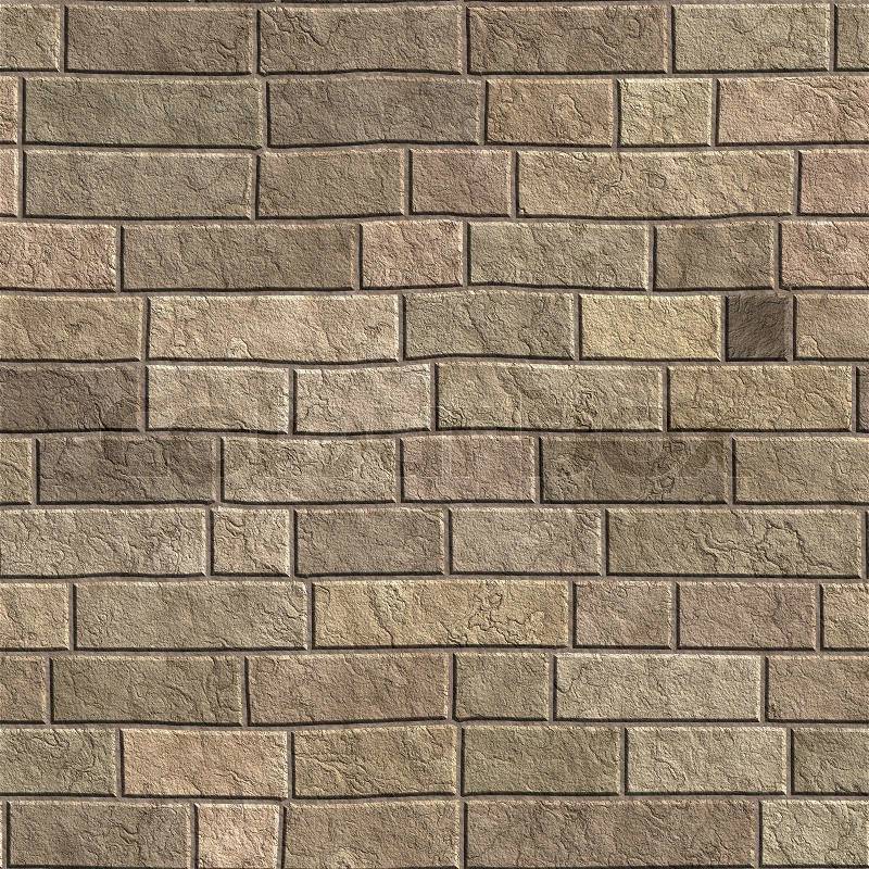 Seamless brick texture (computer graphic, big collection), stock photo