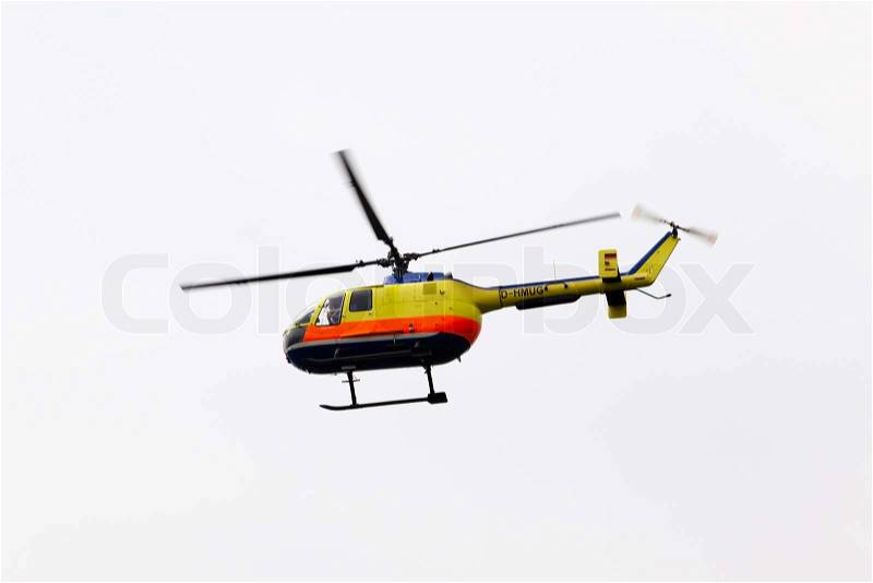 Emergency helicopter, stock photo