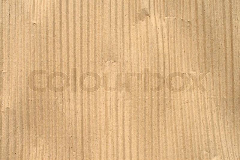 Cardboard background, stock photo