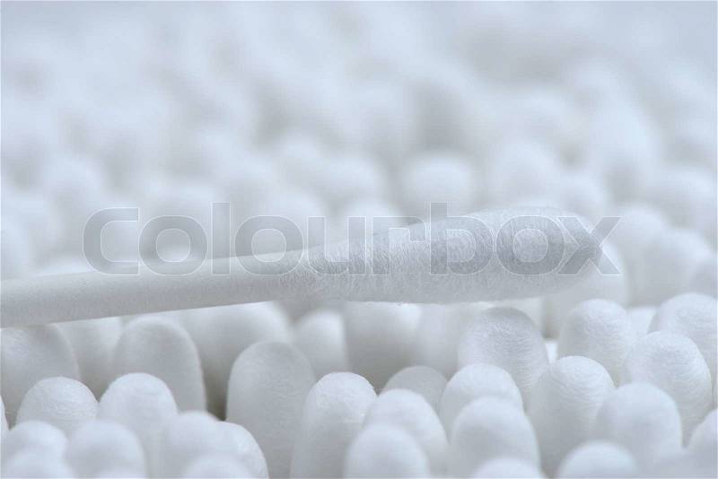 Cotton swabs, stock photo