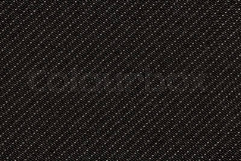 Pinstripe suit fabric texture and background, stock photo