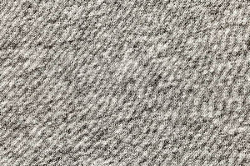 Gray cotton t-shirt fabric texture and background , stock photo