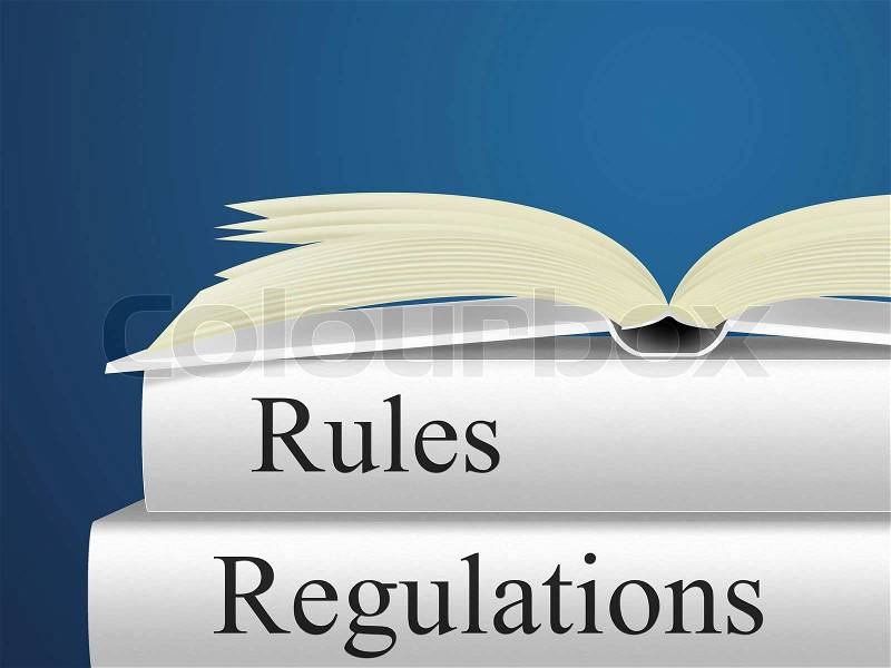 Regulations Rules Represents Protocol Guidance And Regulated, stock photo