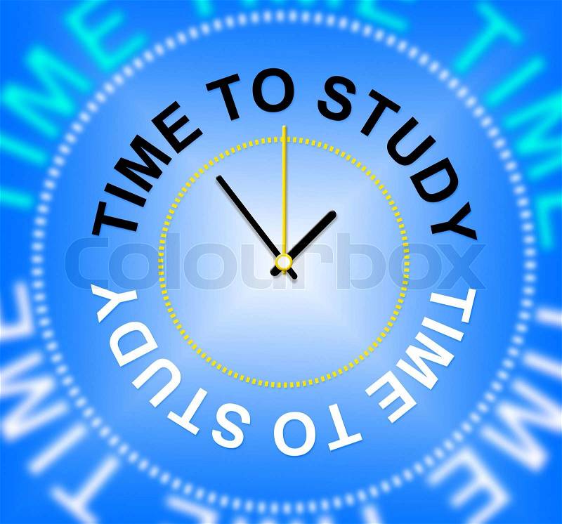 Time To Study Representing School University And Train, stock photo