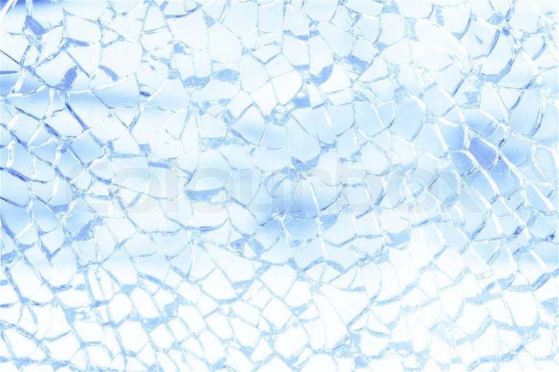 The abstract pattern of broken glass background, stock photo