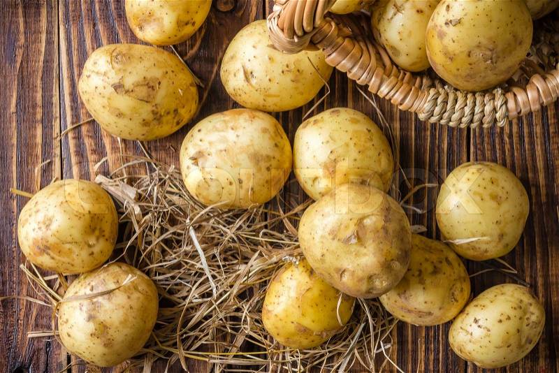 Potatoes, stock photo